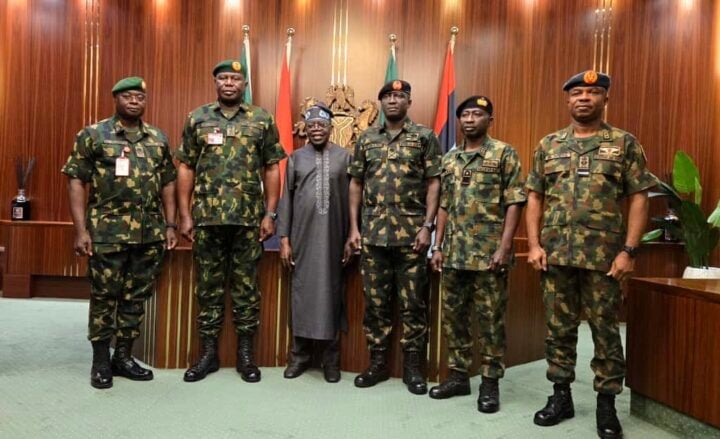 Tinubu Holds First Security Meeting With New Service Chiefs