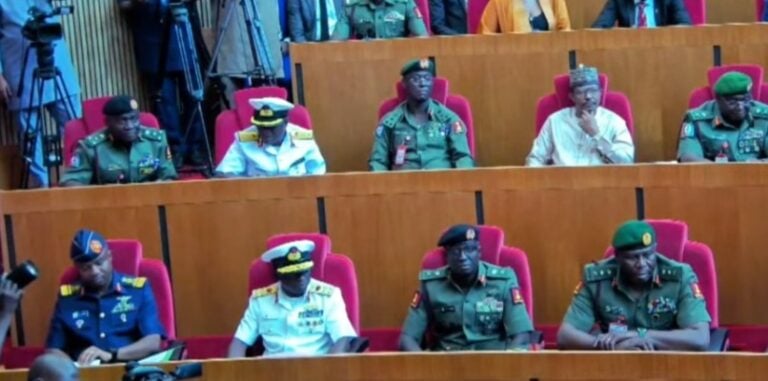 JUST IN: National Assembly Screened Newly Appointed Service Chiefs